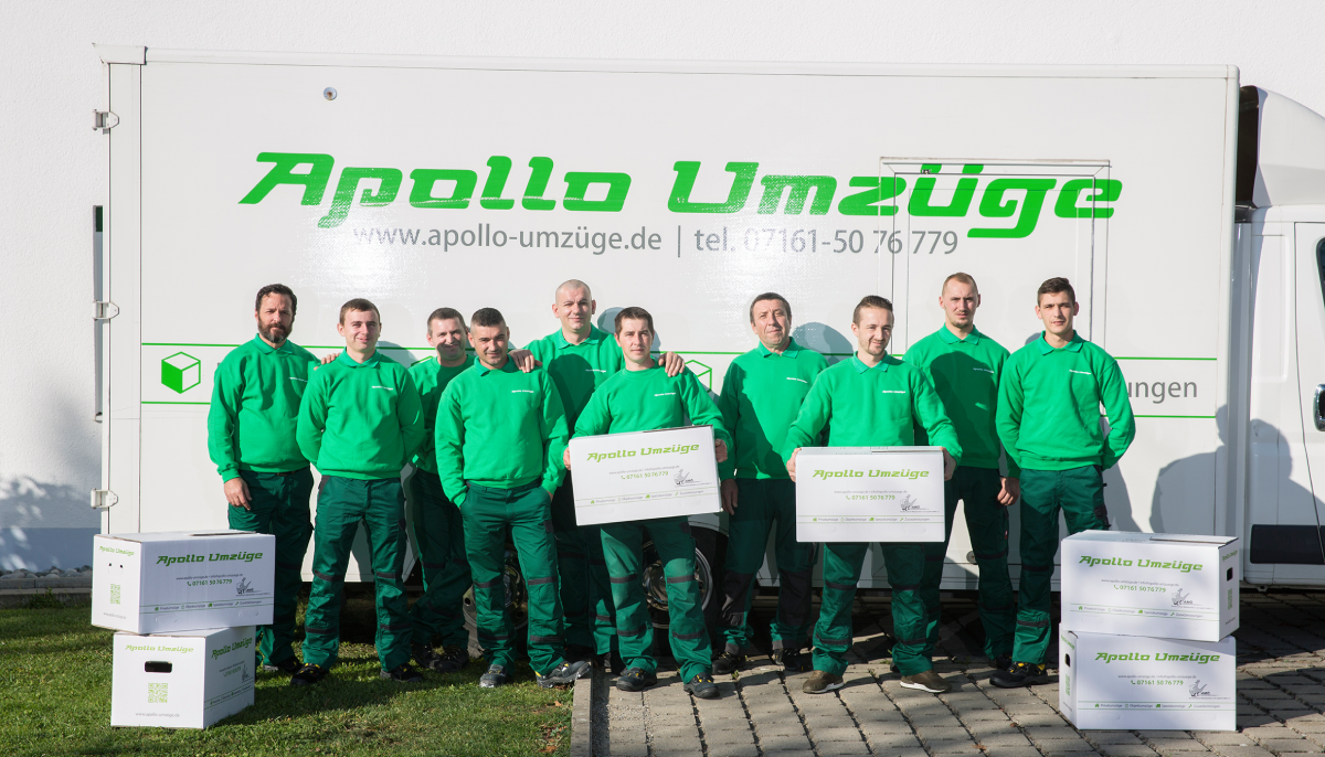 Team Umzugsunternehmen Apollo Umzüge